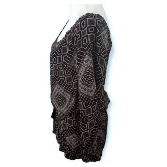 CHARLOTTE RUSSE BLACK & GRAY ROMPER SZ. L NWT. - Picture 2 of 3